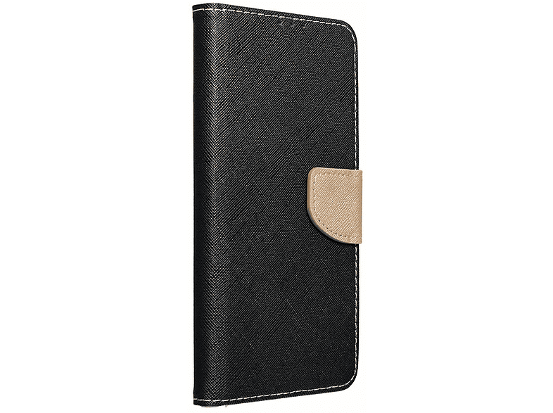 COFI Fancy Redmi 4G, Schwarz-Gold Xiaomi, 12s Bookcover, Buch Tasche, Note