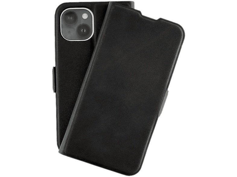 JAMCOVER Bookcase Smart, Bookcover, Apple, iPhone 15 Plus, Schwarz
