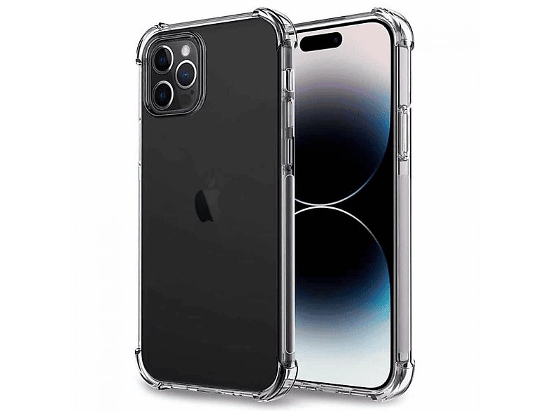 CASEONLINE Shockproof, Backcover, Apple, iPhone 15 Pro Max, Transparent