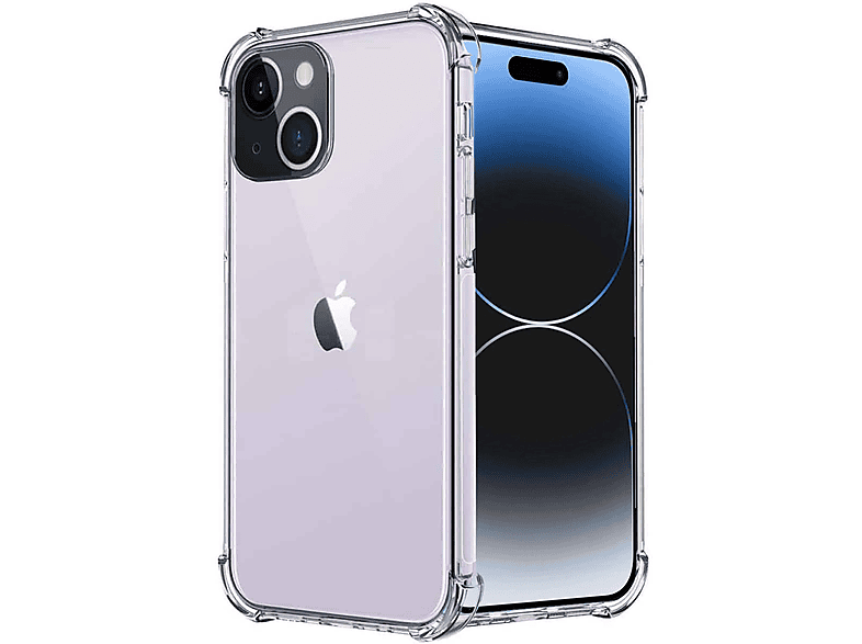 CASEONLINE Shockproof, Backcover, Apple, iPhone Plus, Transparent 15