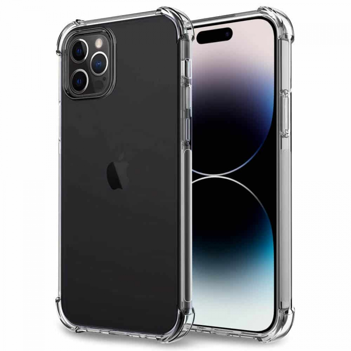 CASEONLINE Shockproof, Backcover, Apple, Transparent 15 iPhone Pro