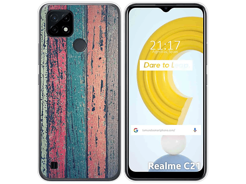 Funda Libro Para Realme C21 – Con Ranuras Para Tarjetas, Soporte Y Cierre Magnético – Protección Total Estilo Cartera