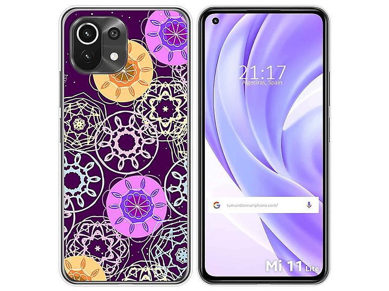 Yoedge Funda Para Xiaomi Mi 11 Lite,Cárcasa Transparente Silicona