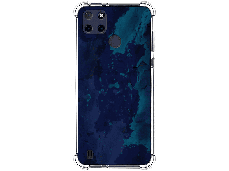 XINYEXIN Silikon Hülle Für Realme C21Y / Realme C25Y, Bunt Farbverlauf