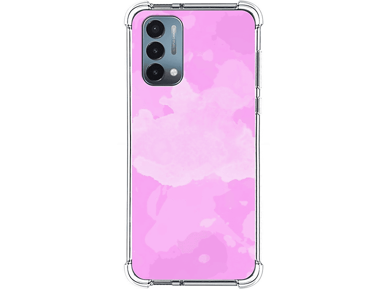 YAMCCCSE Funda Con Cuerda Para OnePlus Nord 2T 5G, Carcasa Transparente Suave TPU Silicona Case Con Ajustable Colgante Cordon Colgar Collar Correa De Cuello Cadena Cordón, Multicolor