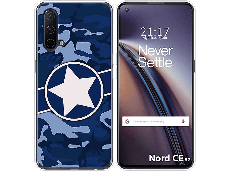 Funda móvil | TUMUNDOSMARTPHONE OnePlus Nord CE 5G, Compatible con