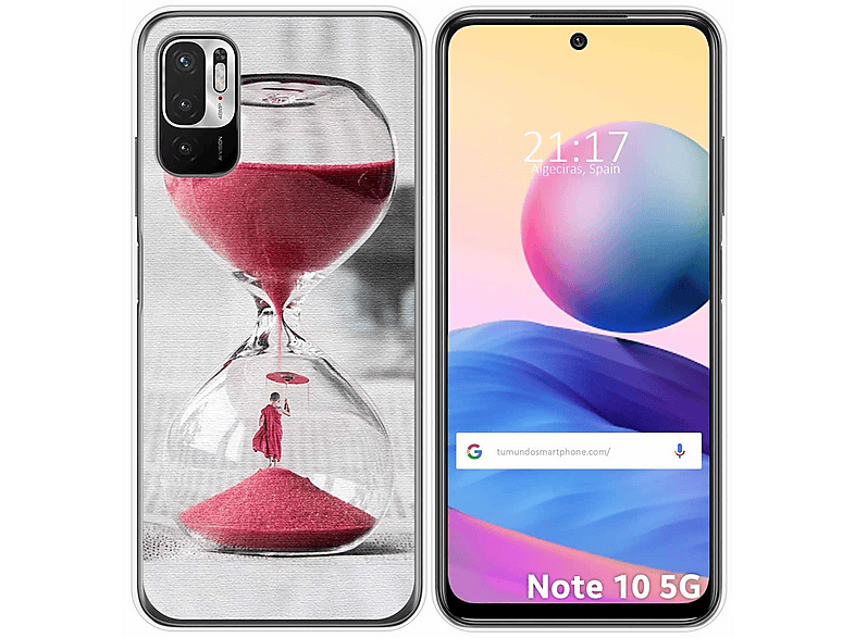 Custodia Trasparente Tumundosmartphone Antiurto In TPU Per Xiaomi Redmi Note 10 5G / Poco M3 Pro 5G, Rinforzi Angolari - 2