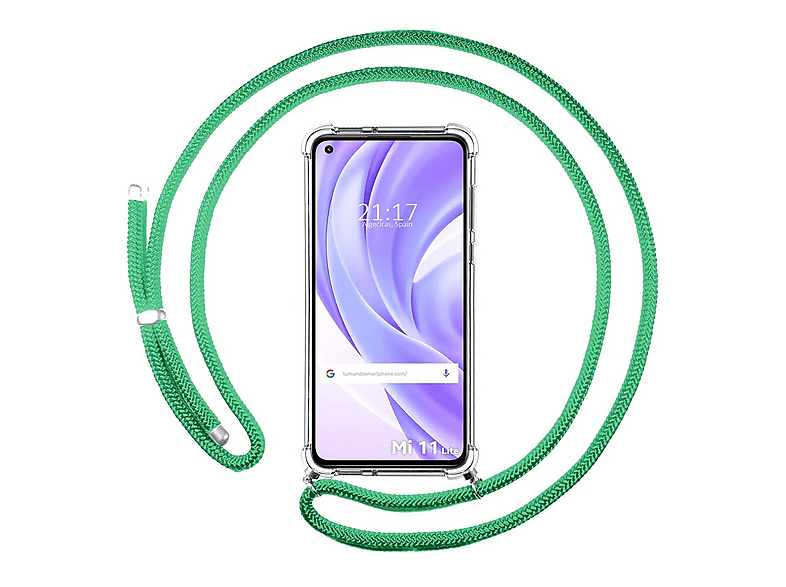 Funda TAUYN Para Xiaomi Mi 11 Lite - Silicona TPU, Protección Anticaídas, Color Verde