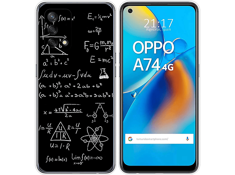 Funda móvil - Oppo A74 4G TUMUNDOSMARTPHONE, Oppo, Oppo A74 4G,  Transparente