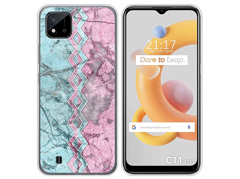 Realme C11 2021 Funda Impresa De Dibujos Animados Para C20 De TPU De Silicona Suave I.396752325