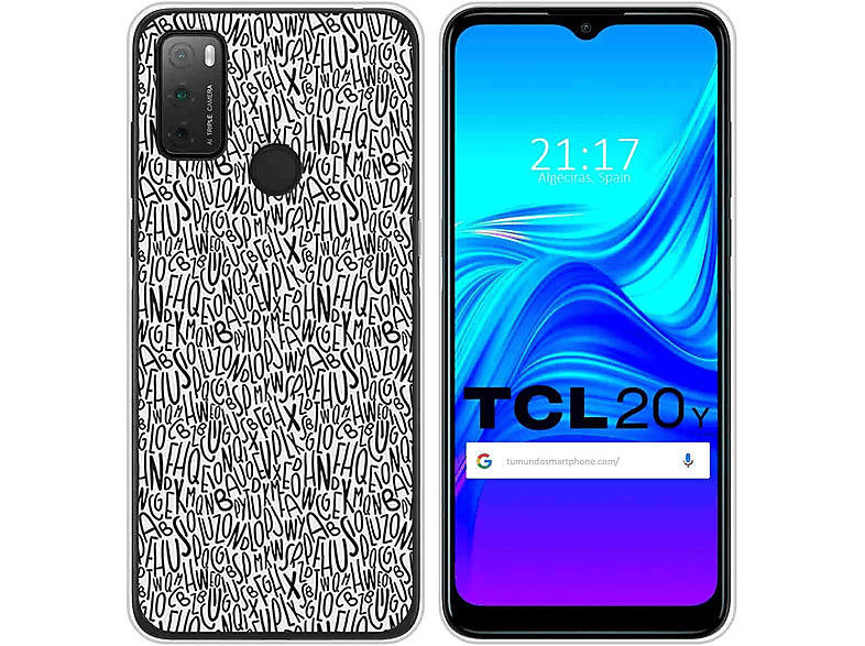 Kit Protezione Completo Per TCL 20Y: Custodia Trasparente TPU + Pellicola Vetro Temperato
