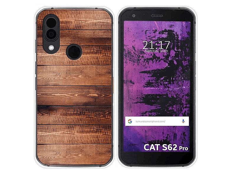 Custodia Portafoglio In Pelle PU Effetto Scamosciato Per CAT S62 Pro – Flip Cover Magnetica Con Slot Carte
