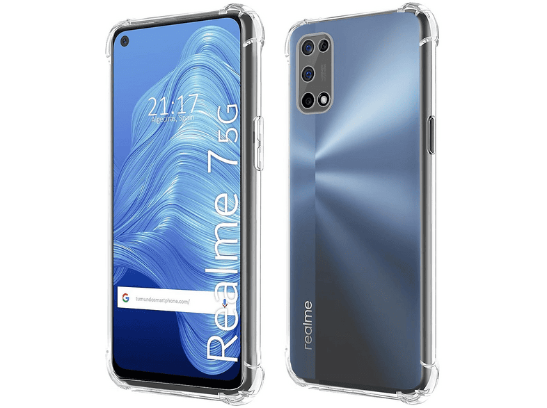 TPU-Gel Handyhülle Für Realme C3 - Transparent, Stoßfest Mit Eckenverstärkung - Perfekter Schutz Vor Stürzen