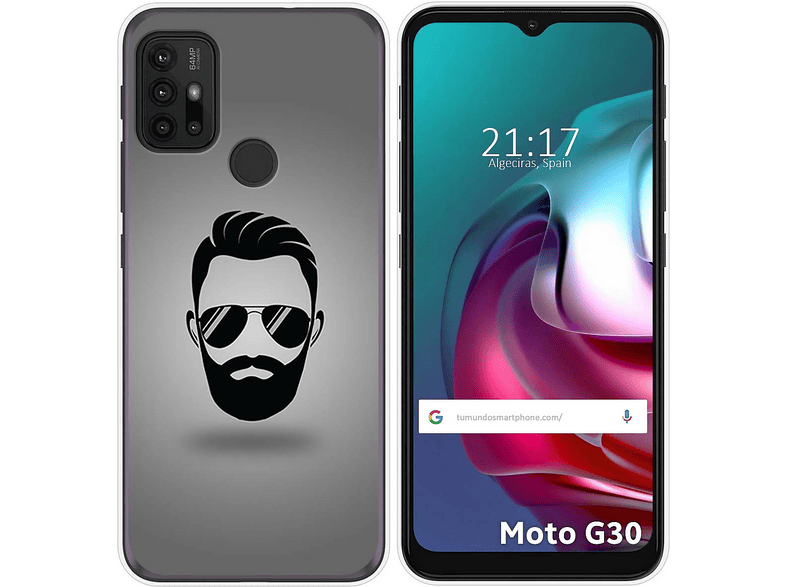 Cover per Motorola Moto G30/G10/G20, Custodia Flip Pelle