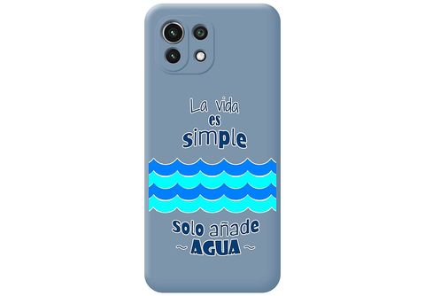 Funda móvil - TUMUNDOSMARTPHONE Xiaomi Mi 11 Lite 4G / 5G / 5G NE,  Compatible con Xiaomi Xiaomi Mi 11 Lite 4G / 5G / 5G NE, Azul