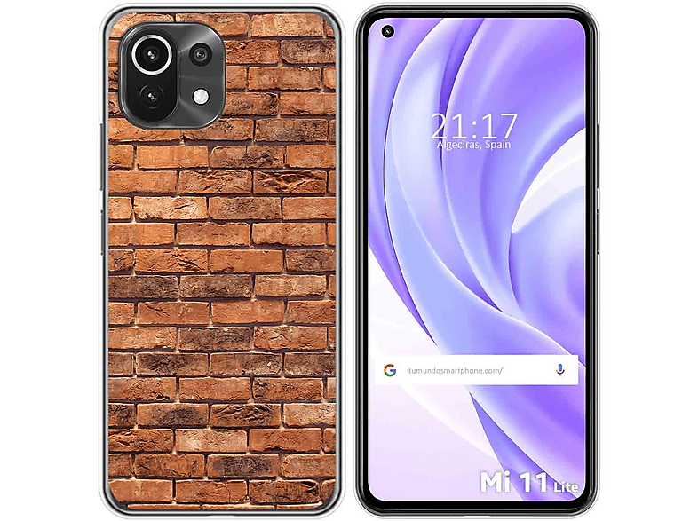 Custodia ALAMO Armor Per Xiaomi Mi 11 Lite (4G/5G/NE) – Antiurto Con Anello E Supporto Magnetico Rosso