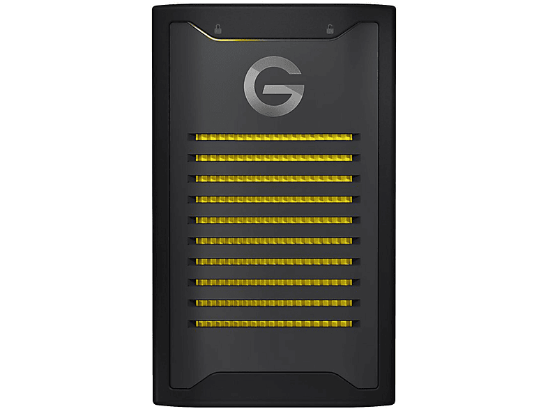 SANDISK SDPS41A-001T-GBANB G-DRIVE ARMORLOCK SSD SSD, Grau/Gelb 1 extern, TB 1TB