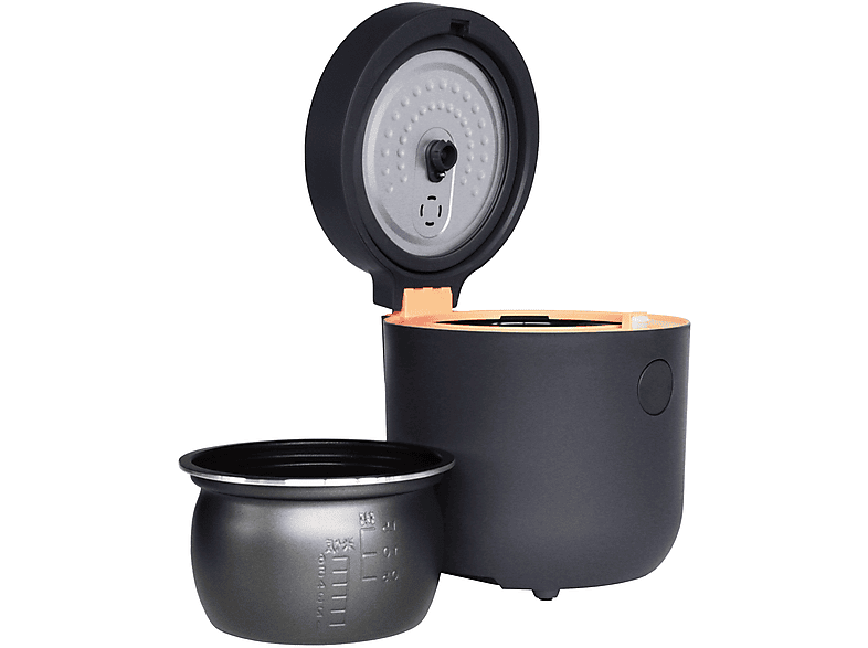 LAUBEN Low Sugar Rice Cooker 1500AT Reiskocher (1,0 kW, schwarz) | Dampfgarer & Reiskocher