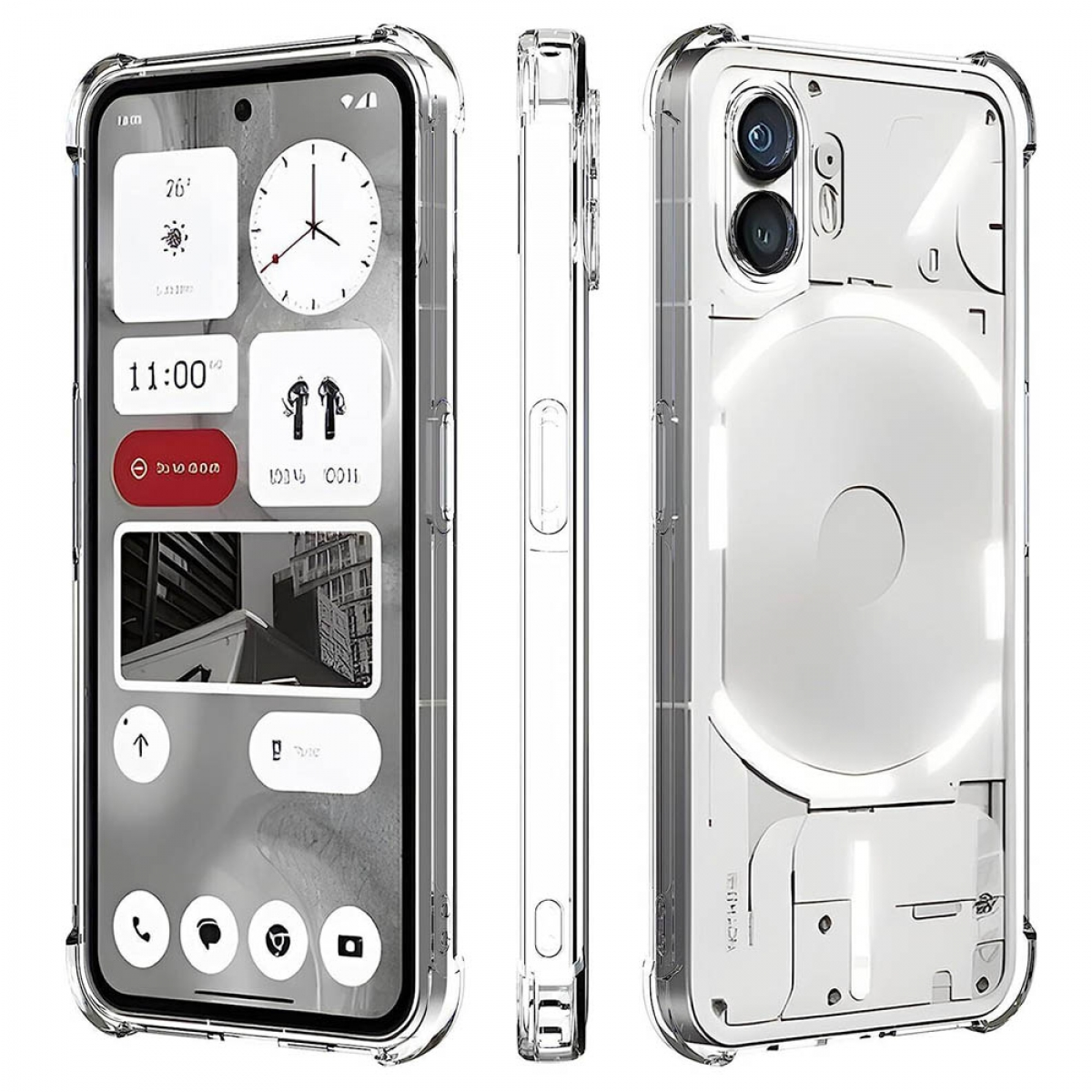 Backcover, Shockproof, Nothing, Transparent CASEONLINE Phone (2),