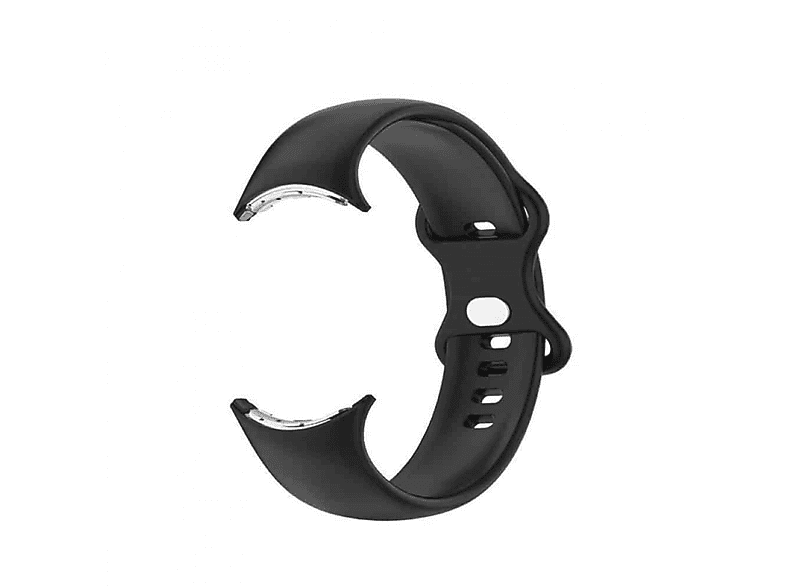 Sport, Ersatzarmband, Google, Watch 2, Schwarz MediaMarkt