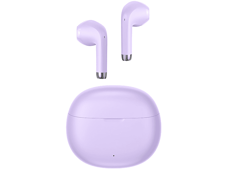 BRIGHTAKE True Wireless Bluetooth Headset 5.3 - Wasserfest, Rauschunterdrückung, Langzeitbatterie, In-ear Bluetooth-Kopfhörer lila