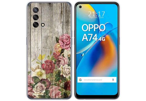 Funda móvil - TUMUNDOSMARTPHONE Oppo A74 4G, Compatible con Oppo Oppo A74  4G, Multicolor