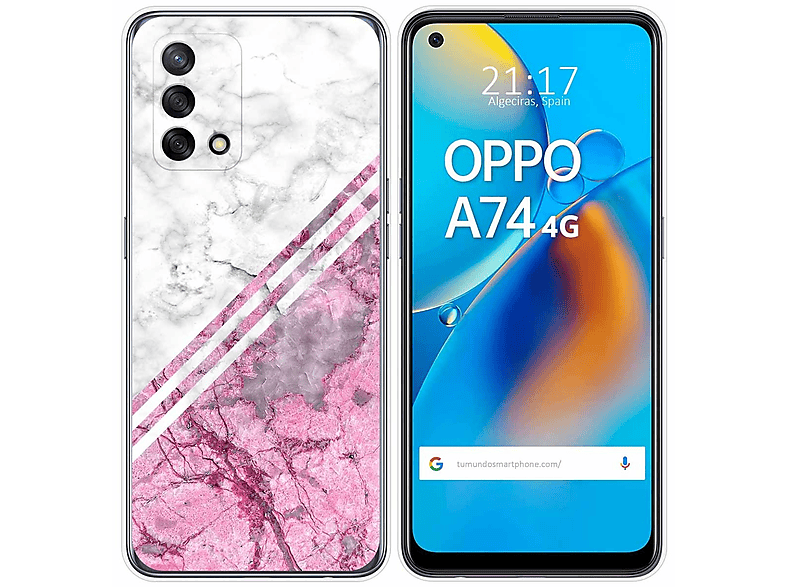 Funda móvil - Oppo A74 4G TUMUNDOSMARTPHONE, Oppo, Oppo A74 4G,  Transparente