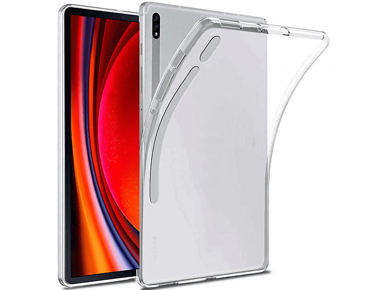 CASEONLINE Clear Tablethülle Backcover für Samsung Silicone, Transparent | Tablet Backcover