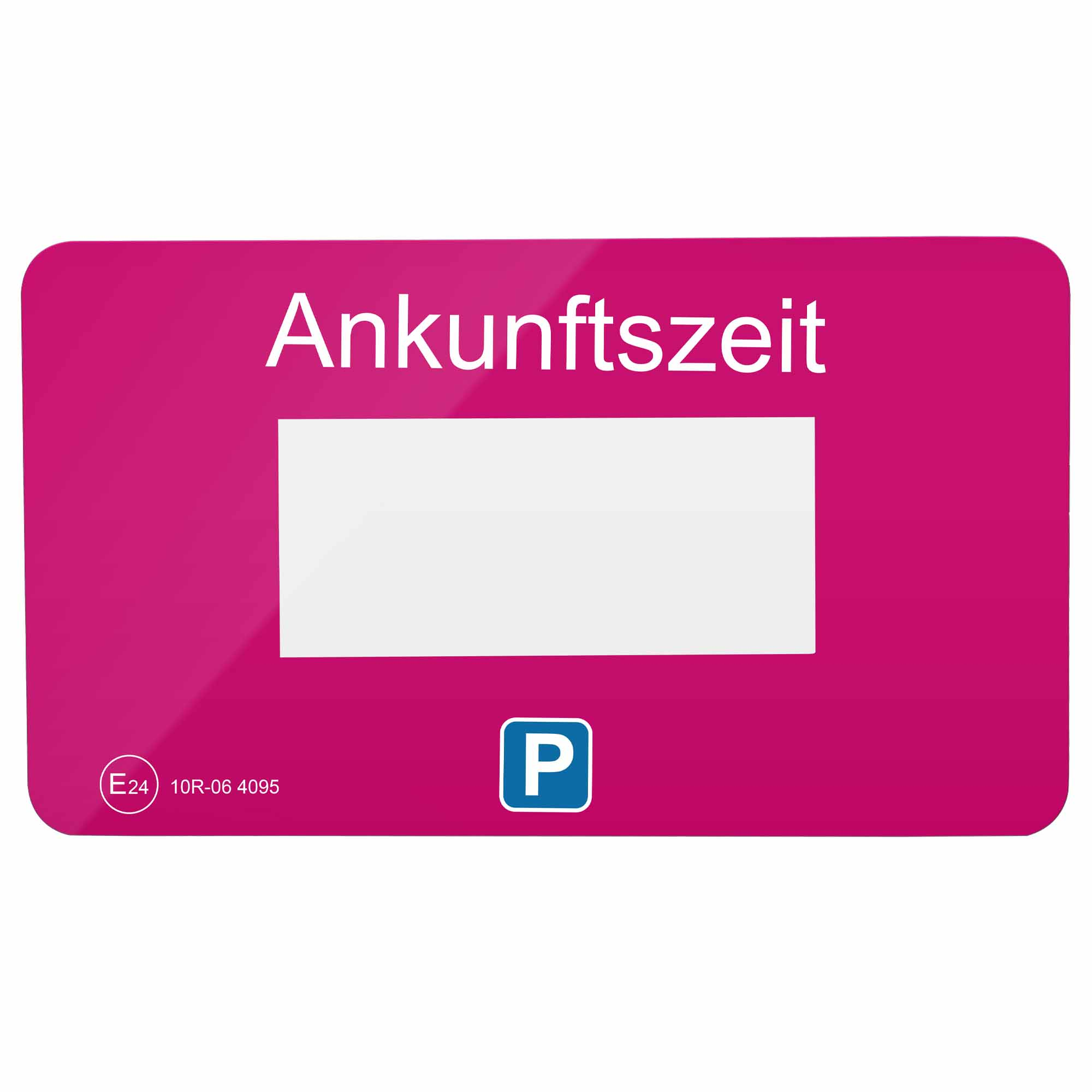 V1 für Folie pink PARKWÄCHTER Parkscheibe,