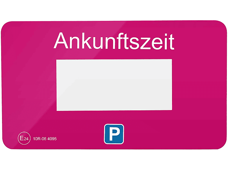 V1 für Folie pink PARKWÄCHTER Parkscheibe,