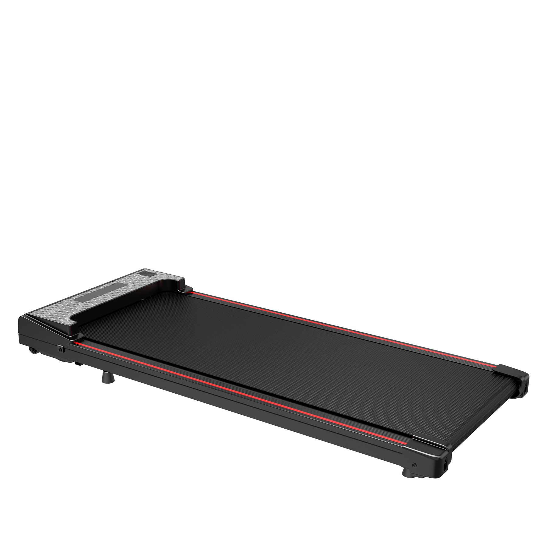 Worldgeil Walking Pad Klappbares Laufband - Under Desk Treadmill 1-6 Km/h Mit Fernbedienung & LED-Display