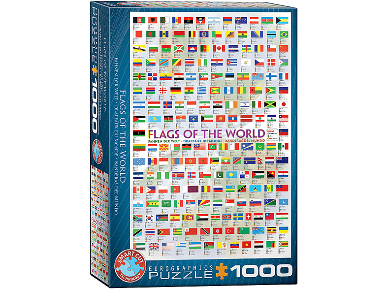 Welt Puzzle Flaggen EUROGRAPHICS der