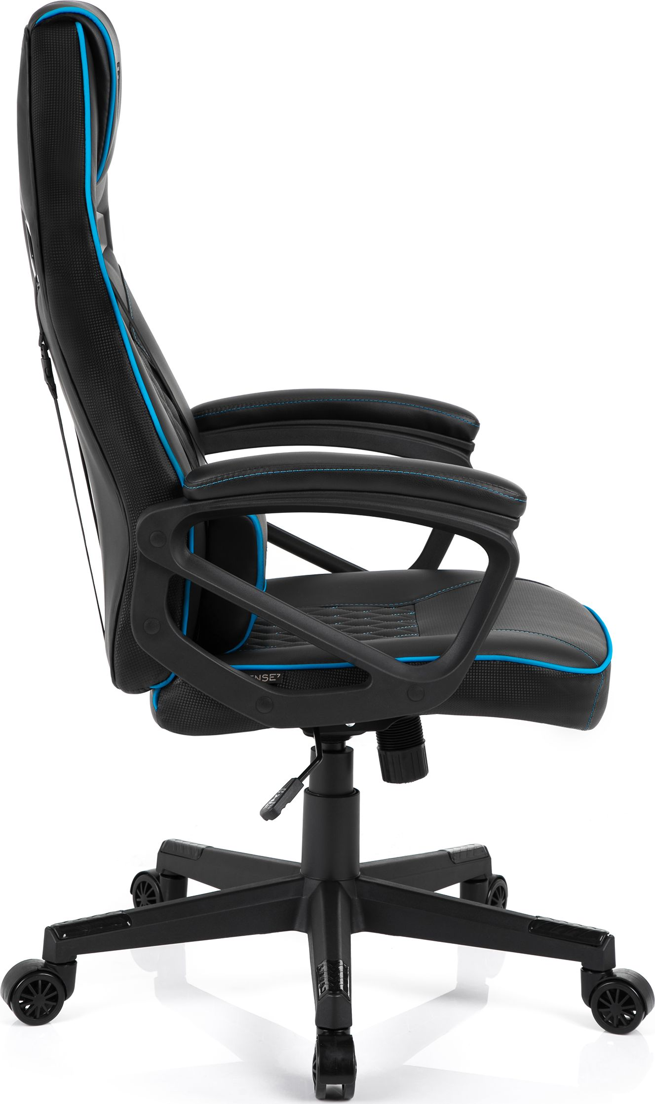 SENSE7 Gaming Stühle SENSE7 Knight set, + schwarz accessories blau Schwarz