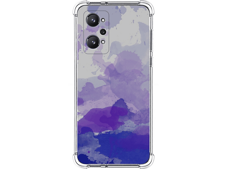 Custodia In Silicone Trasparente Per Realme C55 Design Unicorno Disegni
