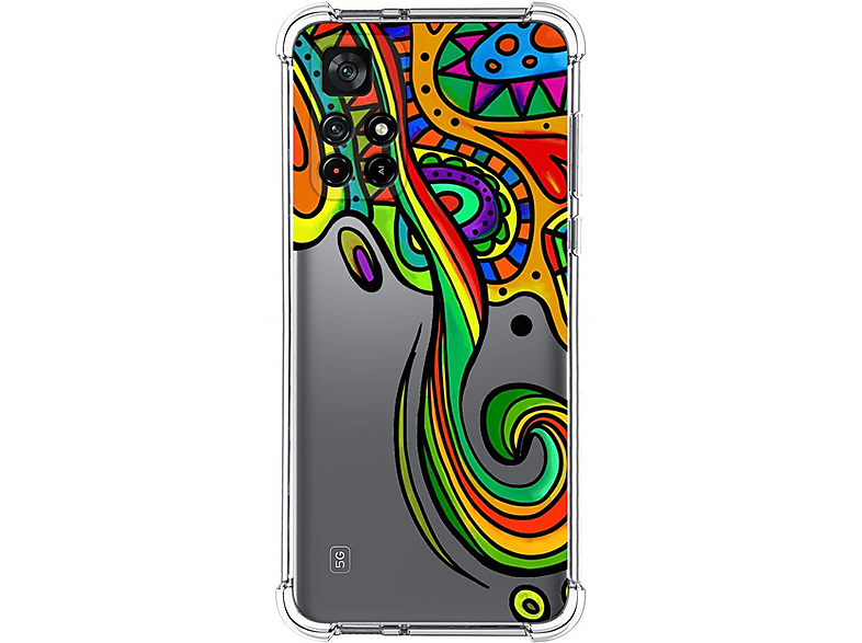 Funda Para Poco M4 Pro 5G / Redmi Note 11S 5G - TPU Delgada Y Antigolpes, Color Negro