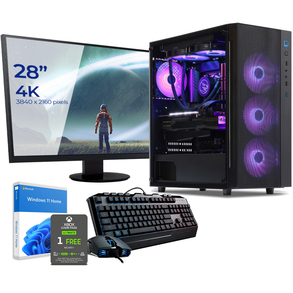 SEDATECH Prozessor, Wasserkühlung, GB Intel mit Gaming i7-14700KF RAM, i7-14700KF SSD, 2000 GB 12 PC 32 Intel mit GB