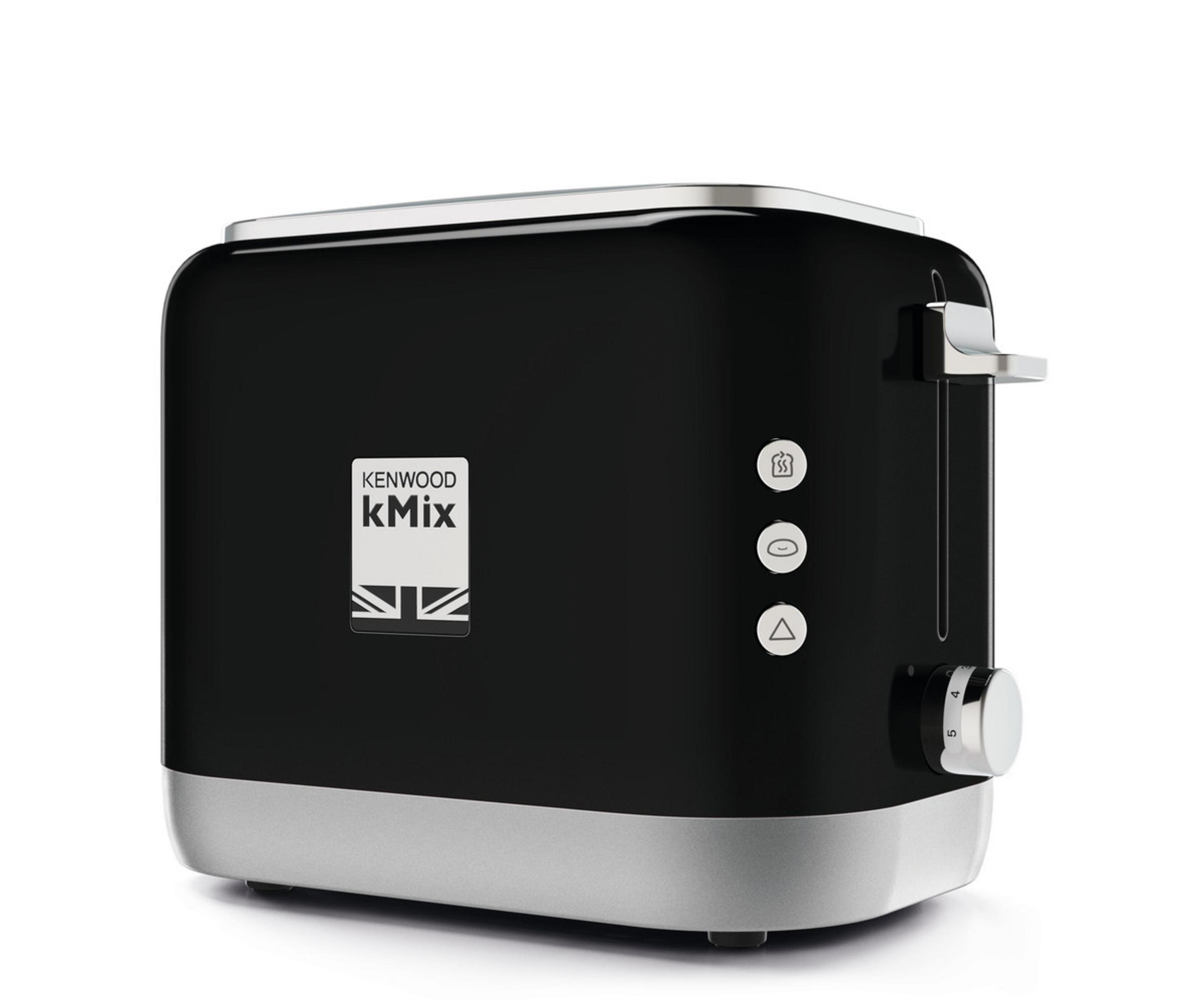 KENWOOD TCX 2-SCHLITZ-TOASTER BK KMIX 900W Toaster Schlitze: 2) (900 Watt, 751 Schwarz