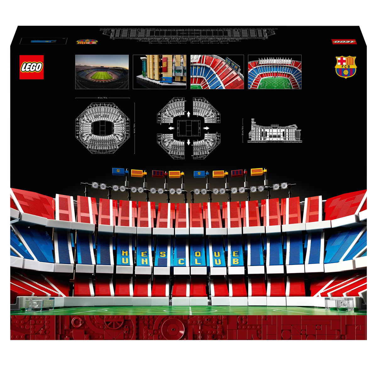 LEGO Camp Nou - FC Barcelona 10284 Spielbausteine