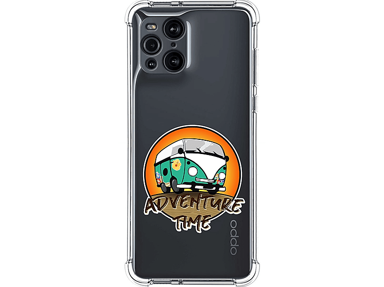 Cover ALAMO Armor Per Oppo Find X3 Pro – Custodia Antiurto TPU+PC Rossa Con Anello Supporto E Attacco Magnetico - 3