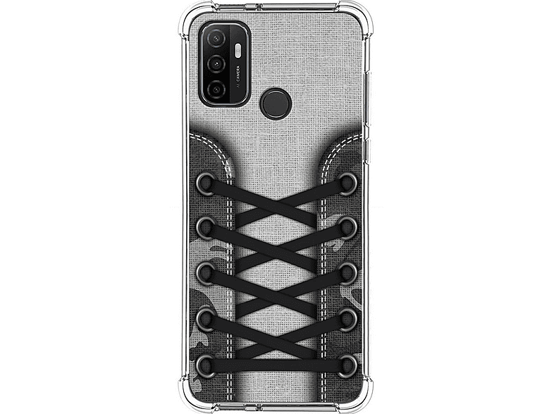 Tumundosmartphone Cover In Silicone Per Oppo A53/A53s – Stampa Adventure Time, Antiurto
