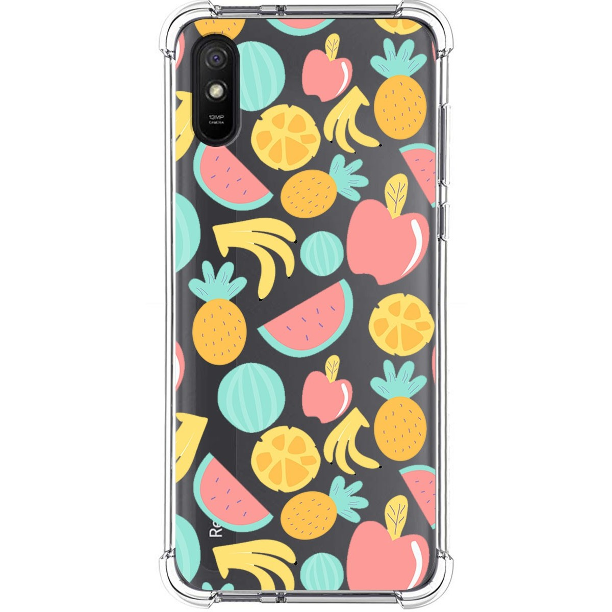 Cover Silicone TPU Trasparente Con Motivo Per Xiaomi Redmi 9AT / 9A, Antiurto E Ultrasottile, Supporta Ricarica Wireless - A095