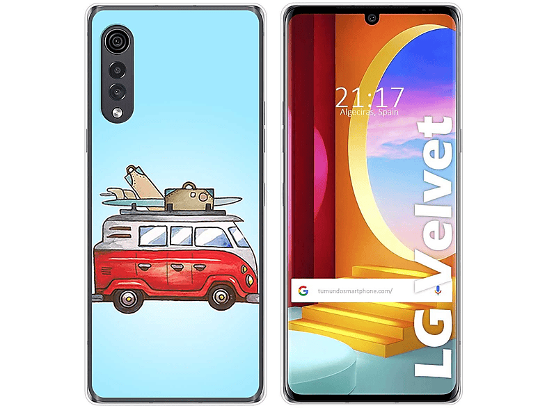 Funda Gel Tpu Para Lg Velvet 5g Diseño Mármol 02 Dibujos Con Ofertas En