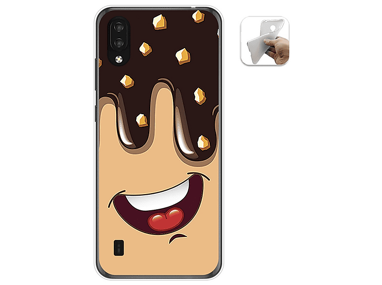 TTJ Coque Pour ZTE Blade A5 2020, Ultra-Mince Noir Silicone