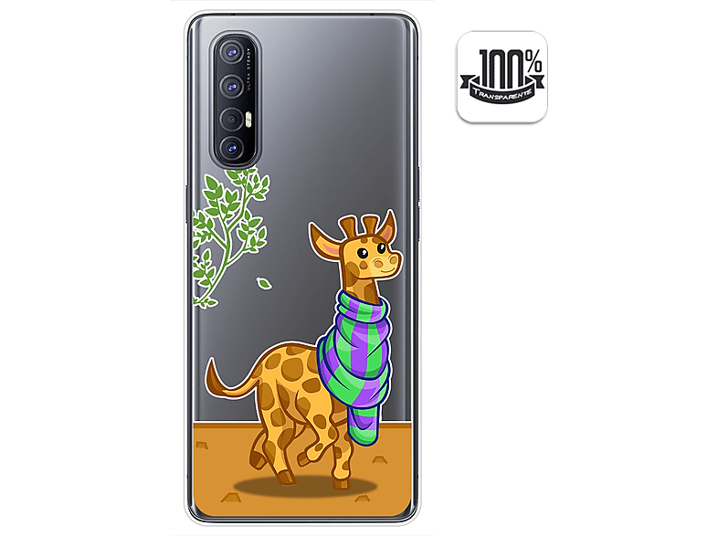 kwmobile Cover per Oppo Find X2 Neo Custodia - Back Case per Smartphone in Silicone TPU - Protezione Gommata - blu indaco