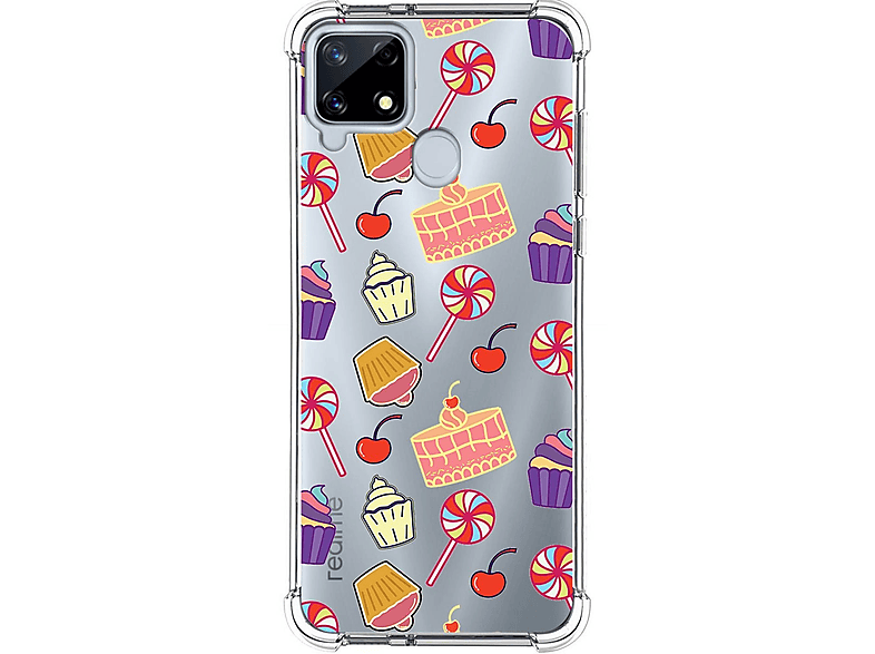 Tumundosmartphone Cover Trasparente Antiurto In TPU Per Realme 7 5G, Morbida E Resistente, Angoli Rinforzati - 2