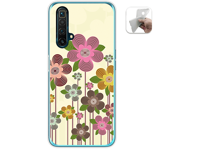 Tumundosmartphone Hülle Für Realme X3 Superzoom – TPU-Gel Mit Sonnenuntergangs-Design