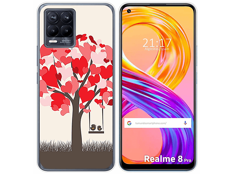 Xiaomi Redmi Note 13 4G Funda Gel Tpu Silicona dibujo Pajaritos