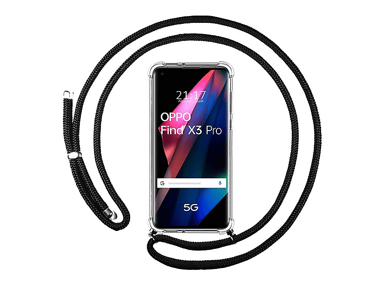 Asuwish Custodia Portafoglio Per OPPO Find X3/Pro 5G - Grigio, Pelle, Con Scomparti Carte, Cinturino E Pellicola In Vetro Inclusa