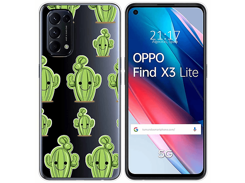 Tumundosmartphone Cover In Silicone Per Oppo Find X3 Lite 5G, Stampa Sneakers Adventure Time, Antiurto, Made In Spain