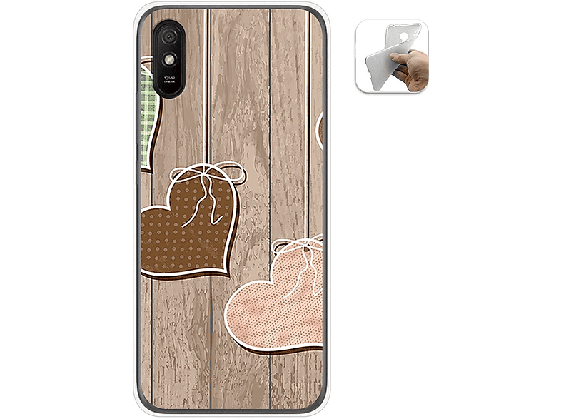 Cover Antiurto Blu Custodia Kukoufey Per Xiaomi Redmi 9A - Antiurto Blu Con Protezione Schermo Custodia Redmi 9A Antiurto - Foto 4